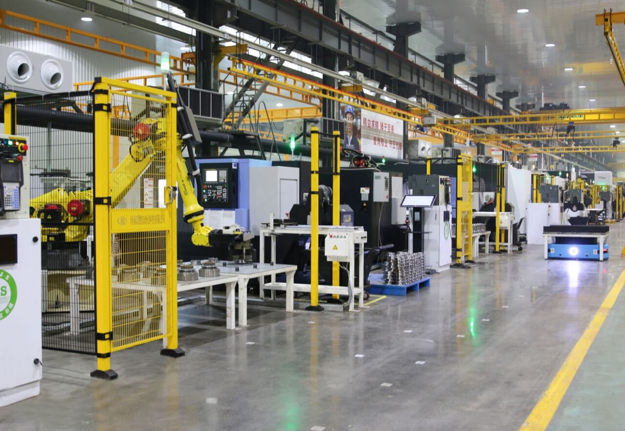 六轴关节机器人加工单元